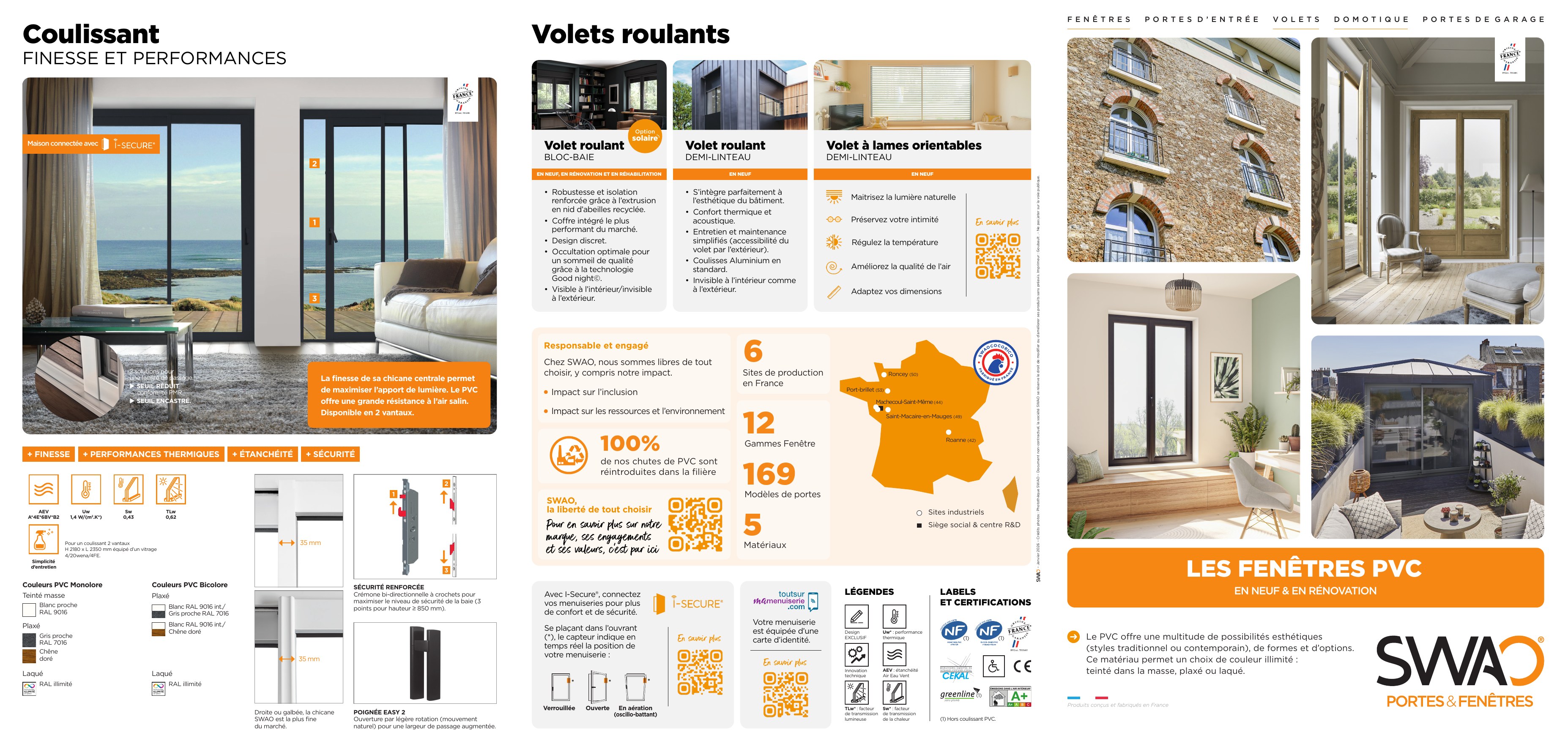 Fenêtres PVC, volets et domotique